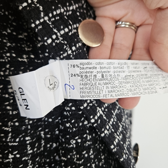 Zara Black and White Women's Jacket - Picture 6 of 6